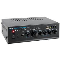 PYLE - MINI STEREO AMPLIFIERS USB - Black