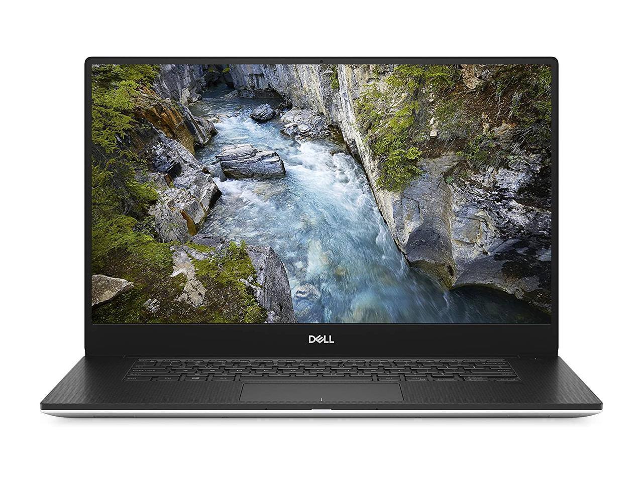 Front. Dell - Dell Precision 5540 i7-9850H 16GB 512GB 15.6" UHD Win11 Pro Touchscreen Quadro T1000 - Dark Gray.