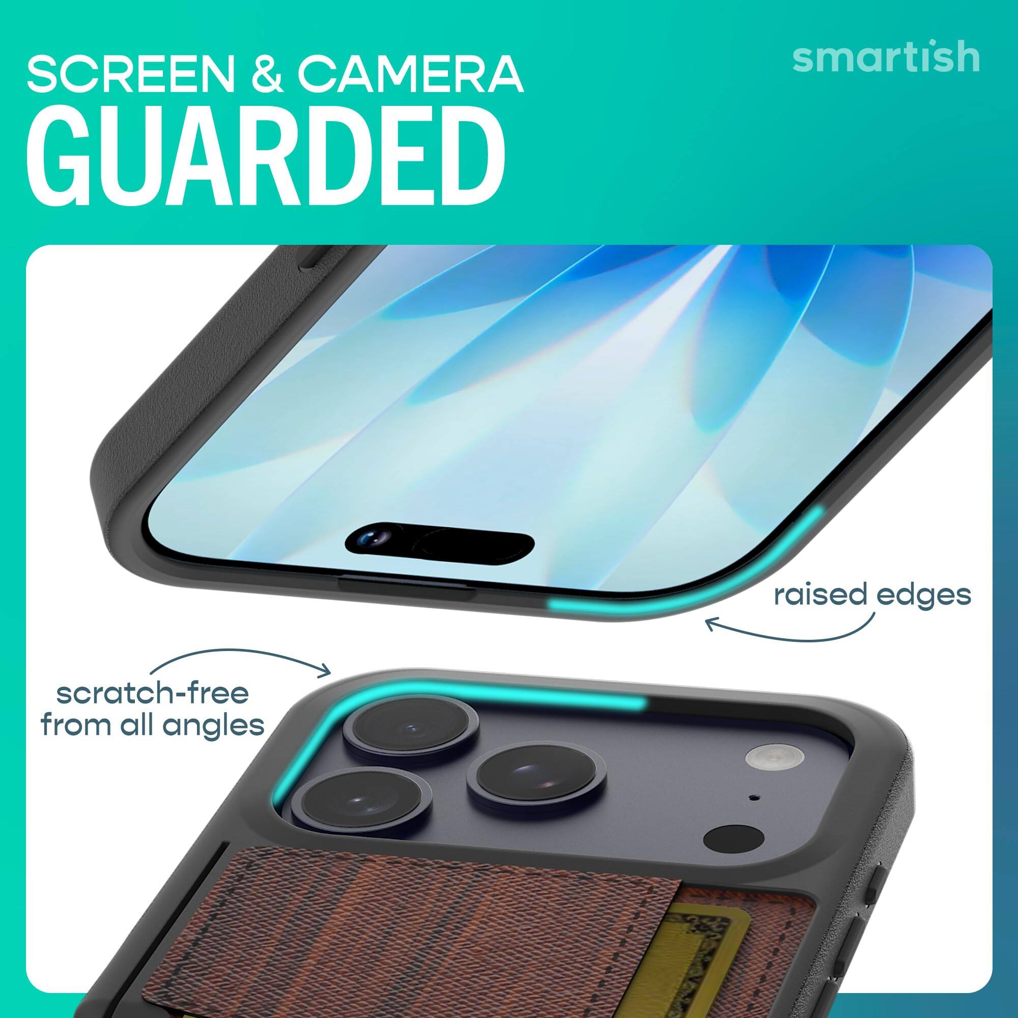 SCREEN & CAMERA GUARDED

smartish

raised edges

scratch-free from all angles