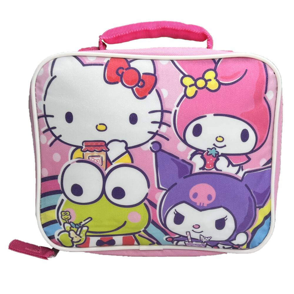 Alt View 2. UPD - Hello Kitty & Friends 16" Shoulder Backpack with Rectangular Lunch Bag - Multicolored.