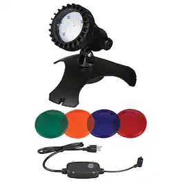 Pondmaster - 2.0w LED Fountain Landscape Light with Transformer & 4 Colored Discs