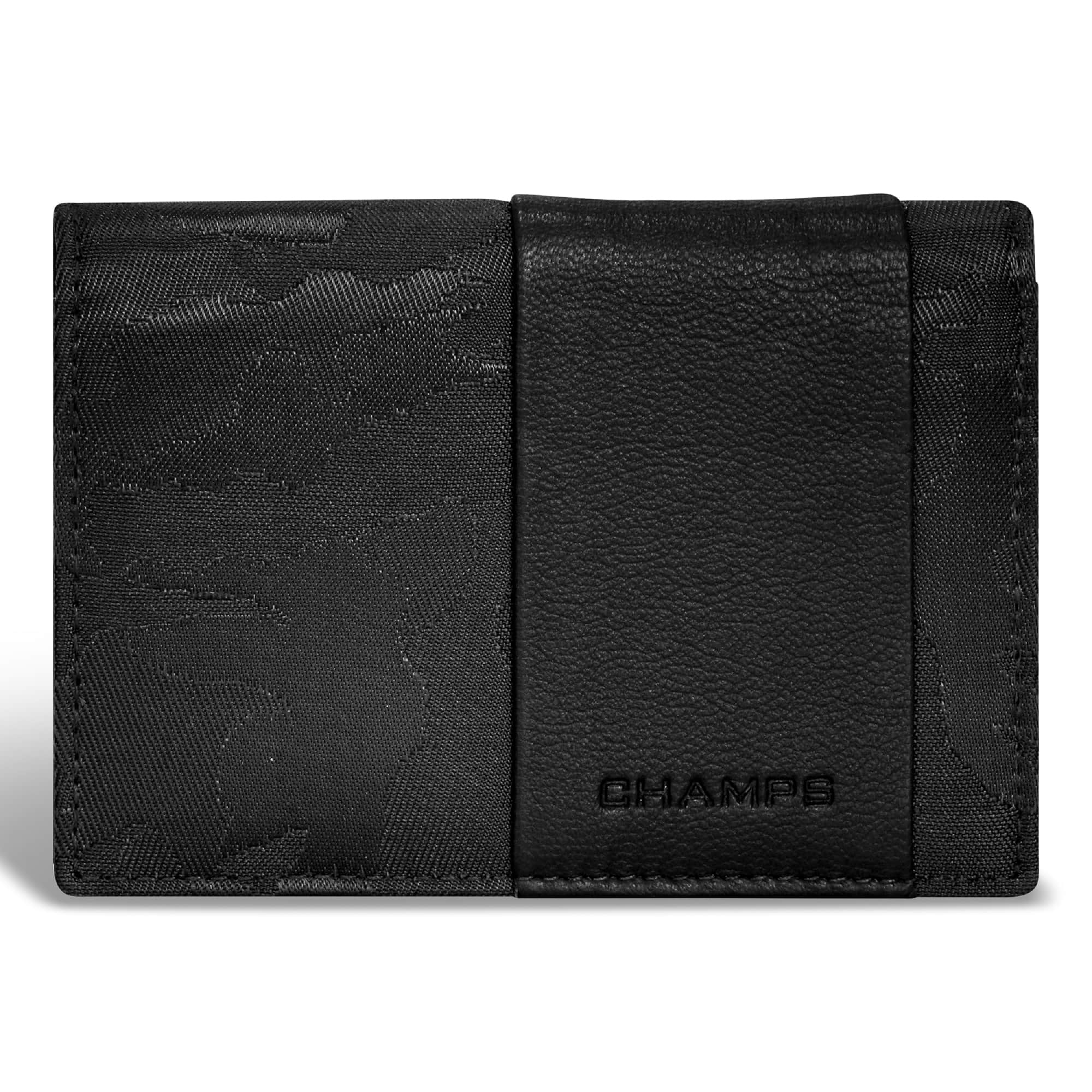 Champs - Camo Collection Leather Cardholder - Black