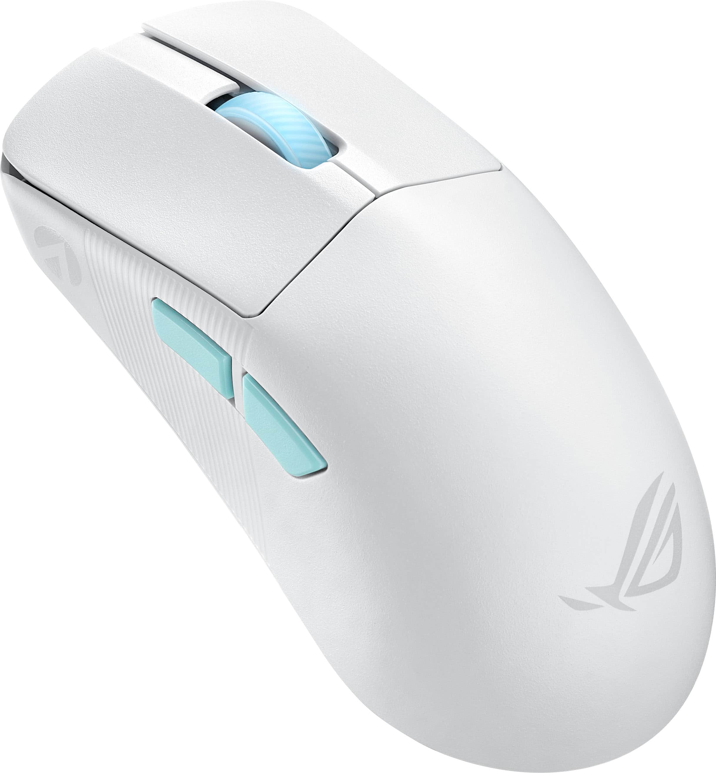 Left. ASUS - ROG Harpe Ace Aim Lab Edition Ultralight Wireless Optical Gaming Mouse with ROG SpeedNova Wireless Technology - White.