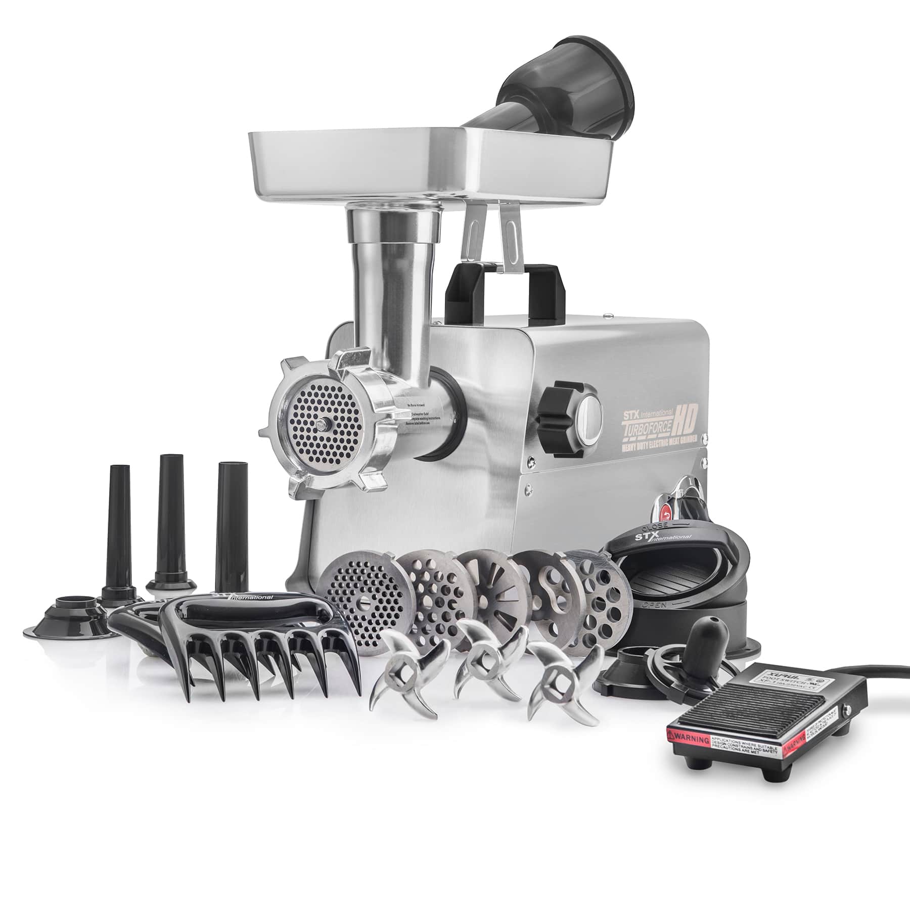 STX International - Turboforce Heavy Duty 3500 Electric Meat Grinder - Stainless Steel