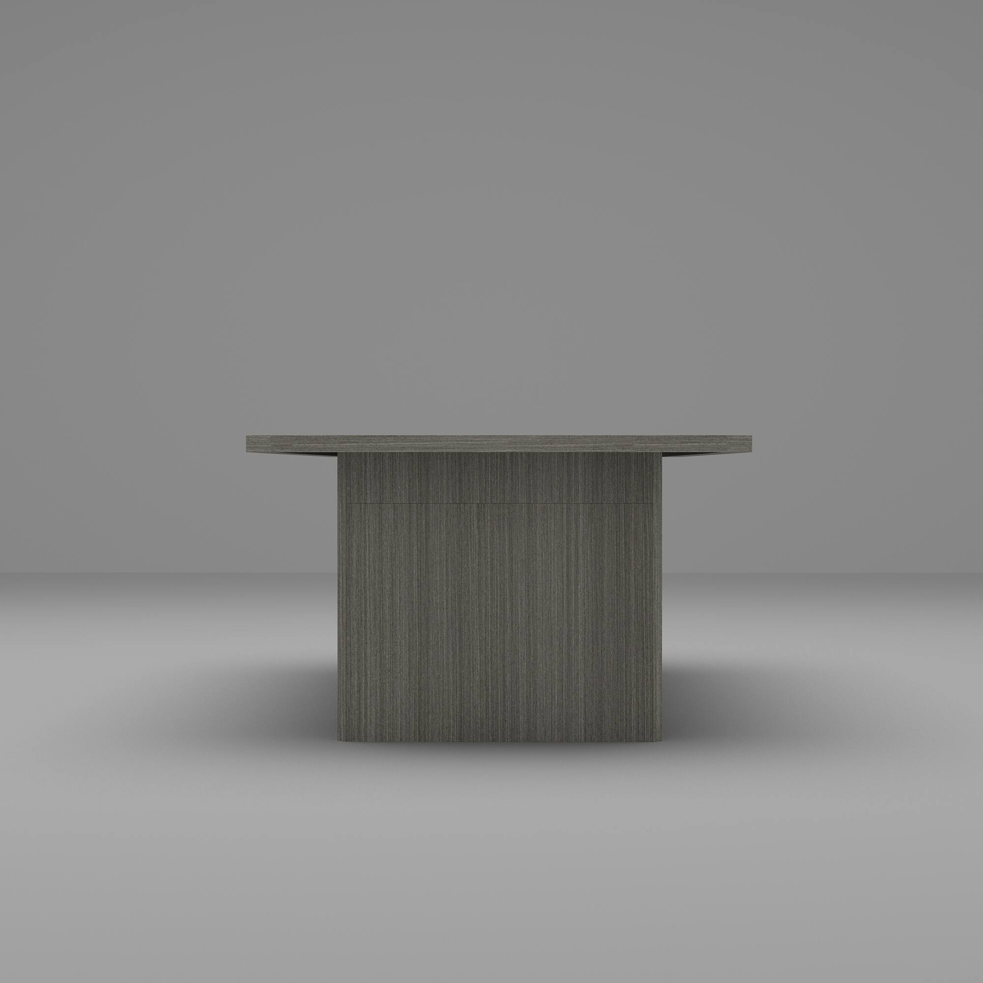 Left. FUFU & GAGA - FUFU&GAGA Modern Conference Table – Sleek Office Desk Meeting & Workspace Solution - Gray.