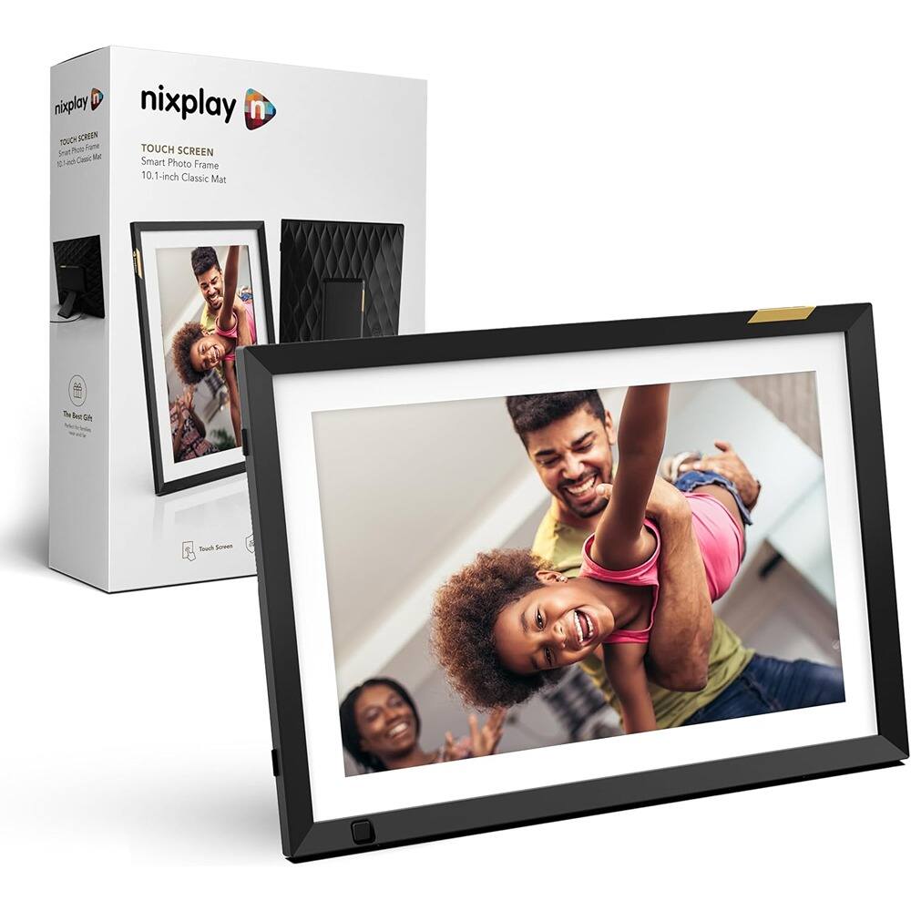 nixplay  
TOUCH SCREEN  
Smart Photo Frame  
10.1-inch Classic Mat  

The Best Gift  
For Any Occasion  

Touch Screen
