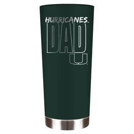 Great American Products - Miami Hurricanes Dad 18oz. Roadie Tumbler - Multicolor