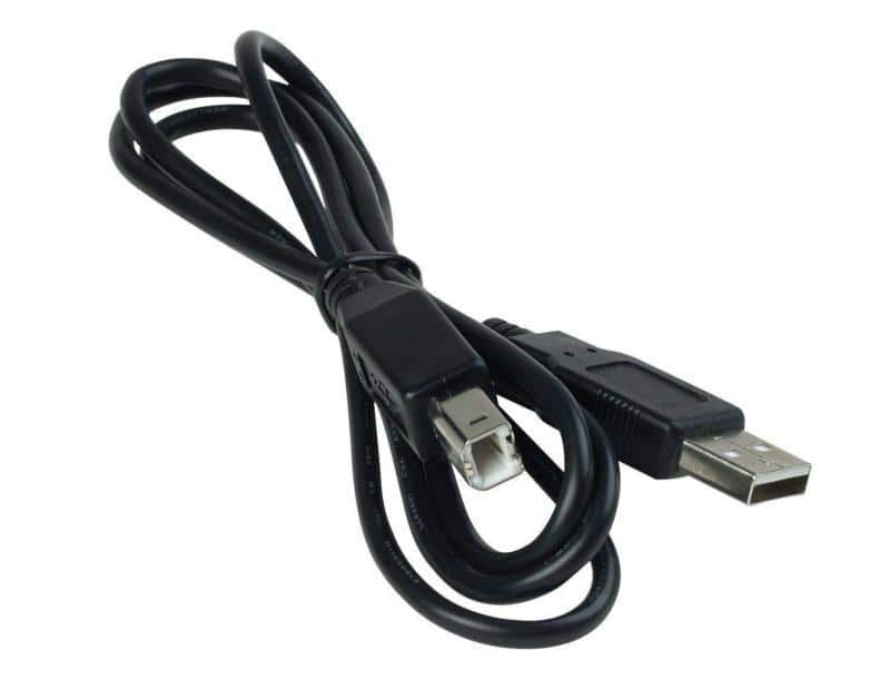 Cables Direct Online - USB 2.0 A-Male to B-Male Cable - 3ft, High-Speed Data Transfer for Printers, Scanners, External Hard Drives - Black