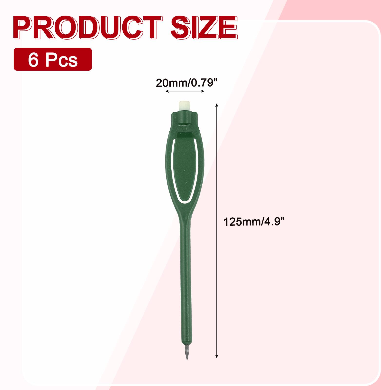 PRODUCT SIZE  
6 Pcs  
20mm/0.79"  
125mm/4.9"
