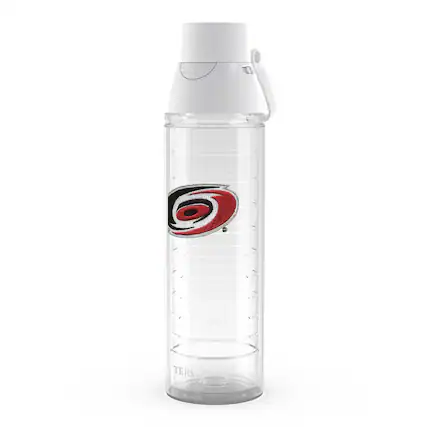 Front. Tervis - Carolina Hurricanes 24oz. Emblem Venture Lite Water Bottle - Multicolor.