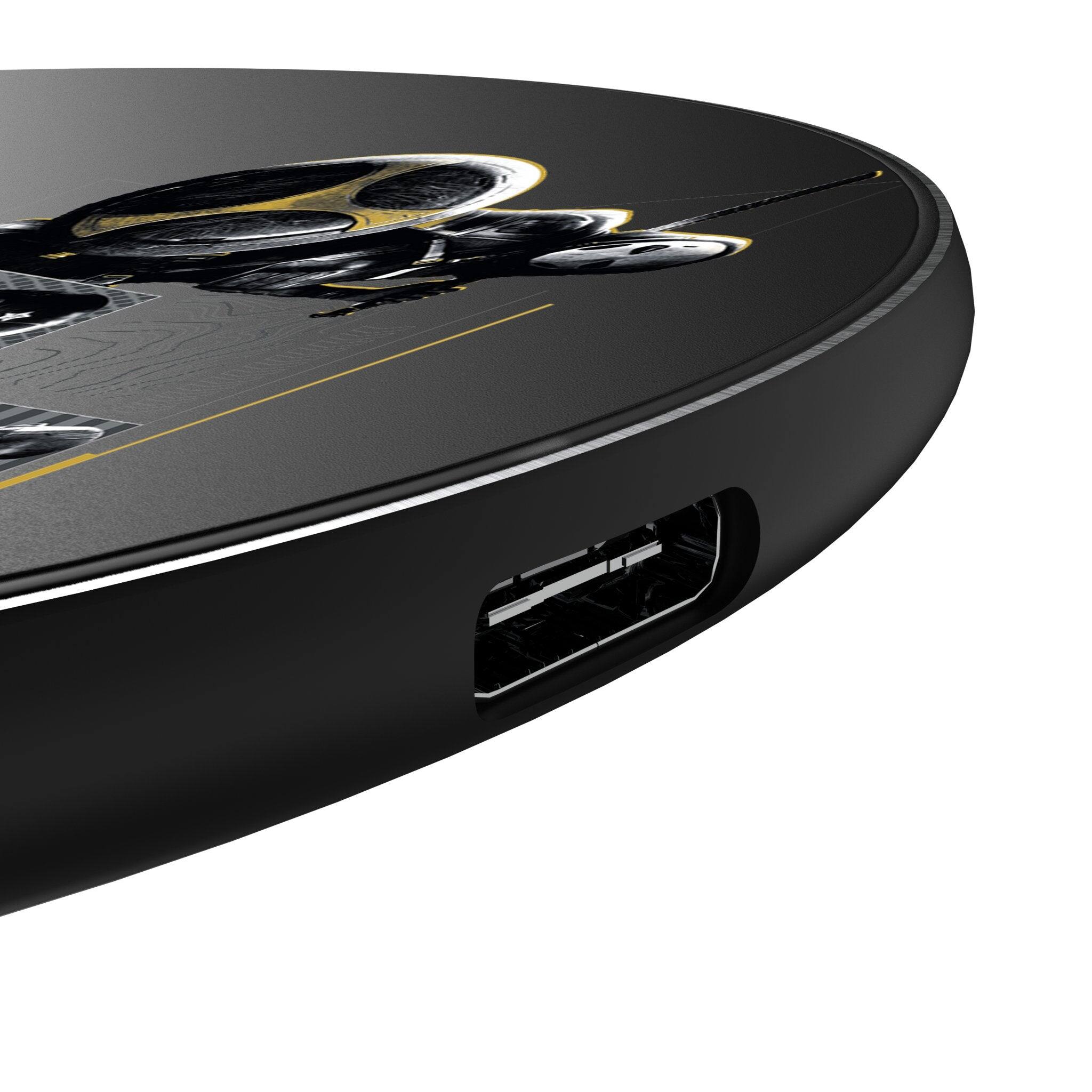 Left. Keyscaper - Marvel Badge 15-Watt Wireless Charger - Thunderbolts 3.
