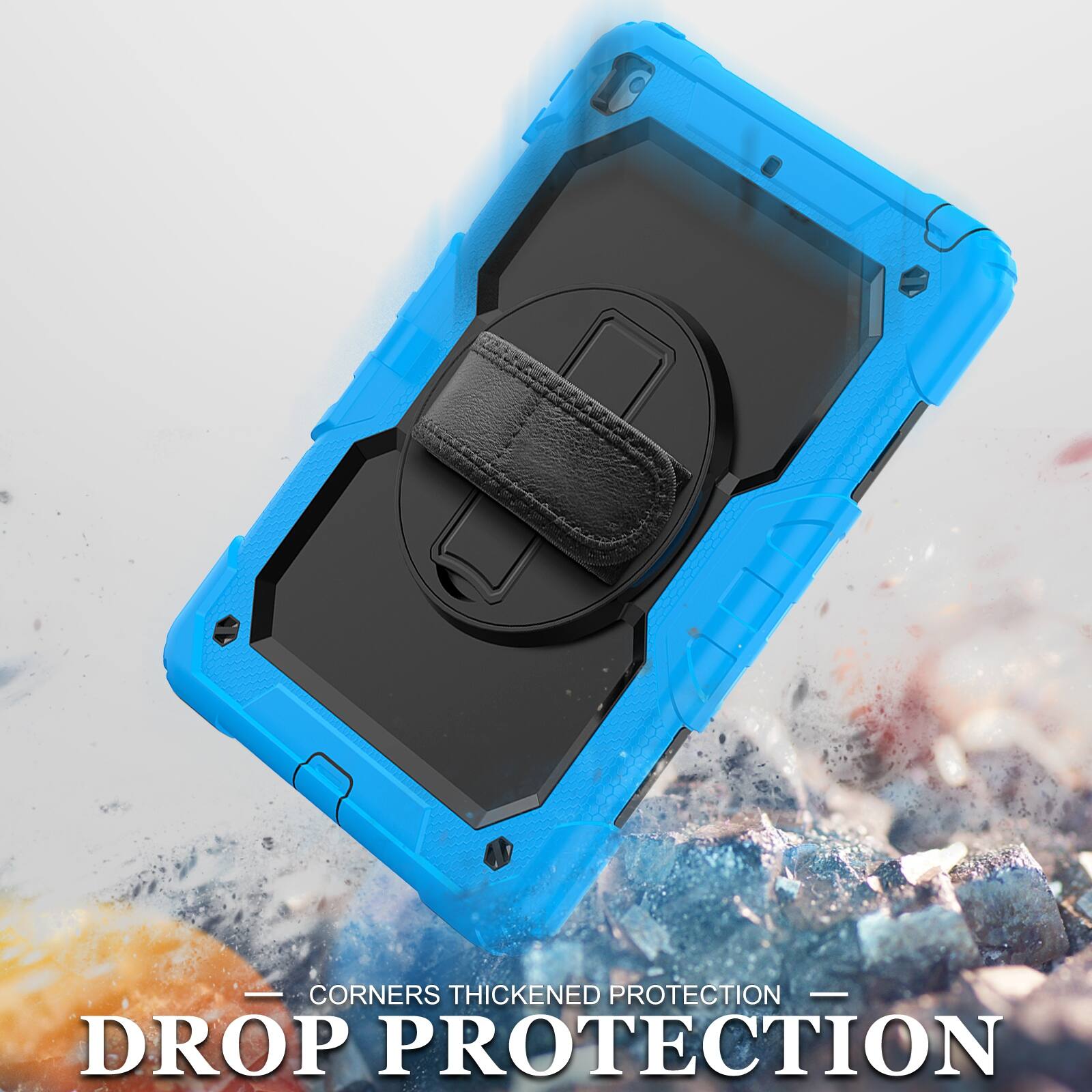 - CORNERS THICKENED PROTECTION
- DROP PROTECTION