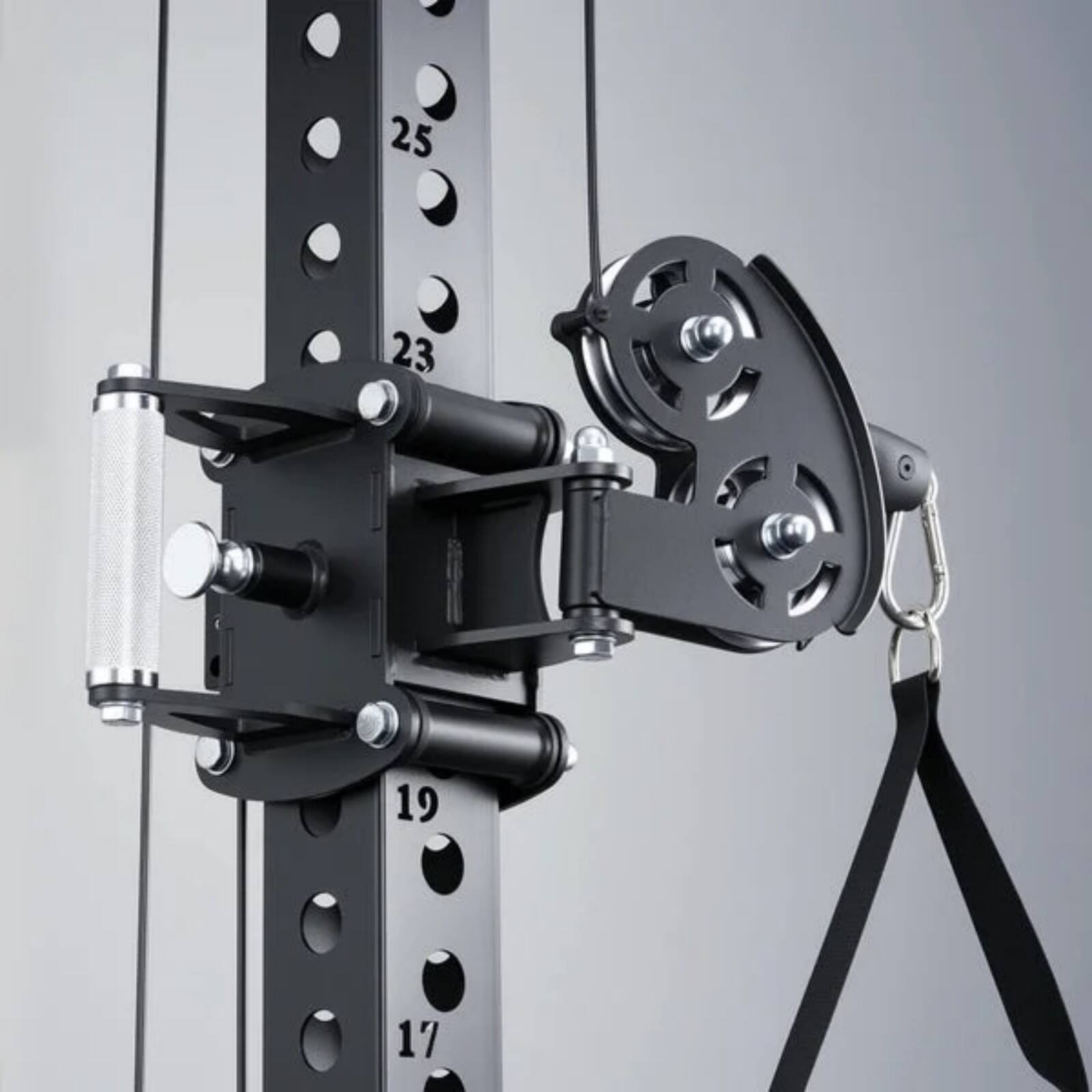 Alt View 7. Mikolo - ANUBIS Power Cage, All-in-One Power Rack Cage, 2000LBS Power Cage Squat Rack, Dual Pulley Cable Crossover System - Black.