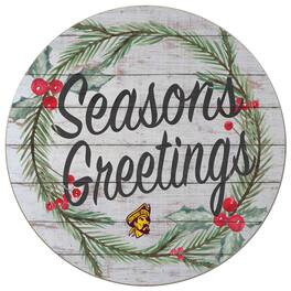 Jardine - Central State Marauders 20'' x 20'' Season's Greetings Circle - White