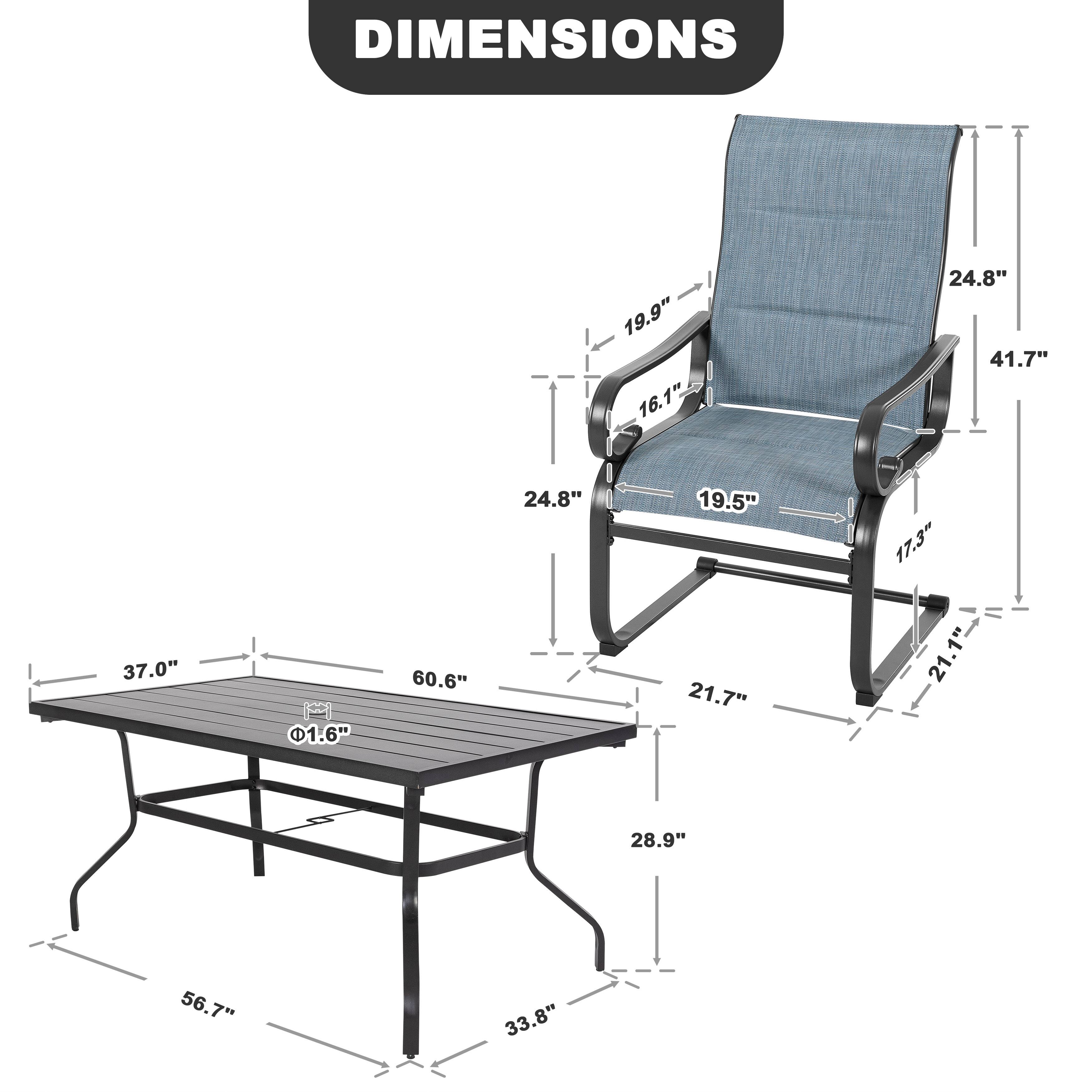 DIMENSIONS  
19.9" 16.1" 24.8" 41.7" 24.8" 19.5" 17.3" 37.0" 1.6" 60.6" 21.7" 21.1" 28.9" 56.7" 33.8"