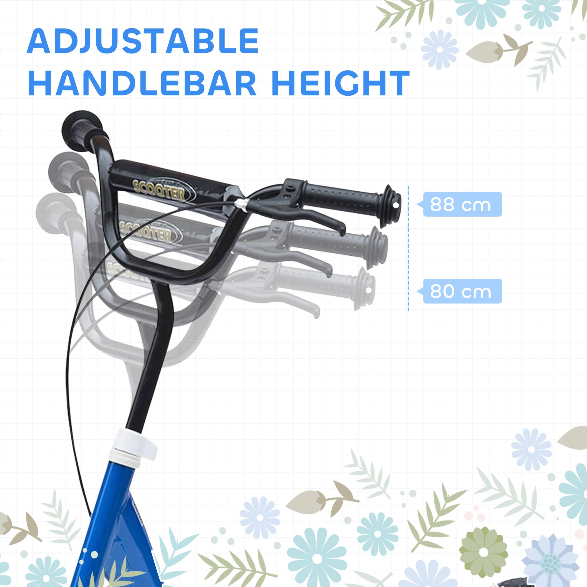 ADJUSTABLE HANDLEBAR HEIGHT

SCOOTER

88 cm

80 cm