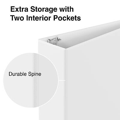 Extra Storage with Two Interior Pockets  
Durable Spine