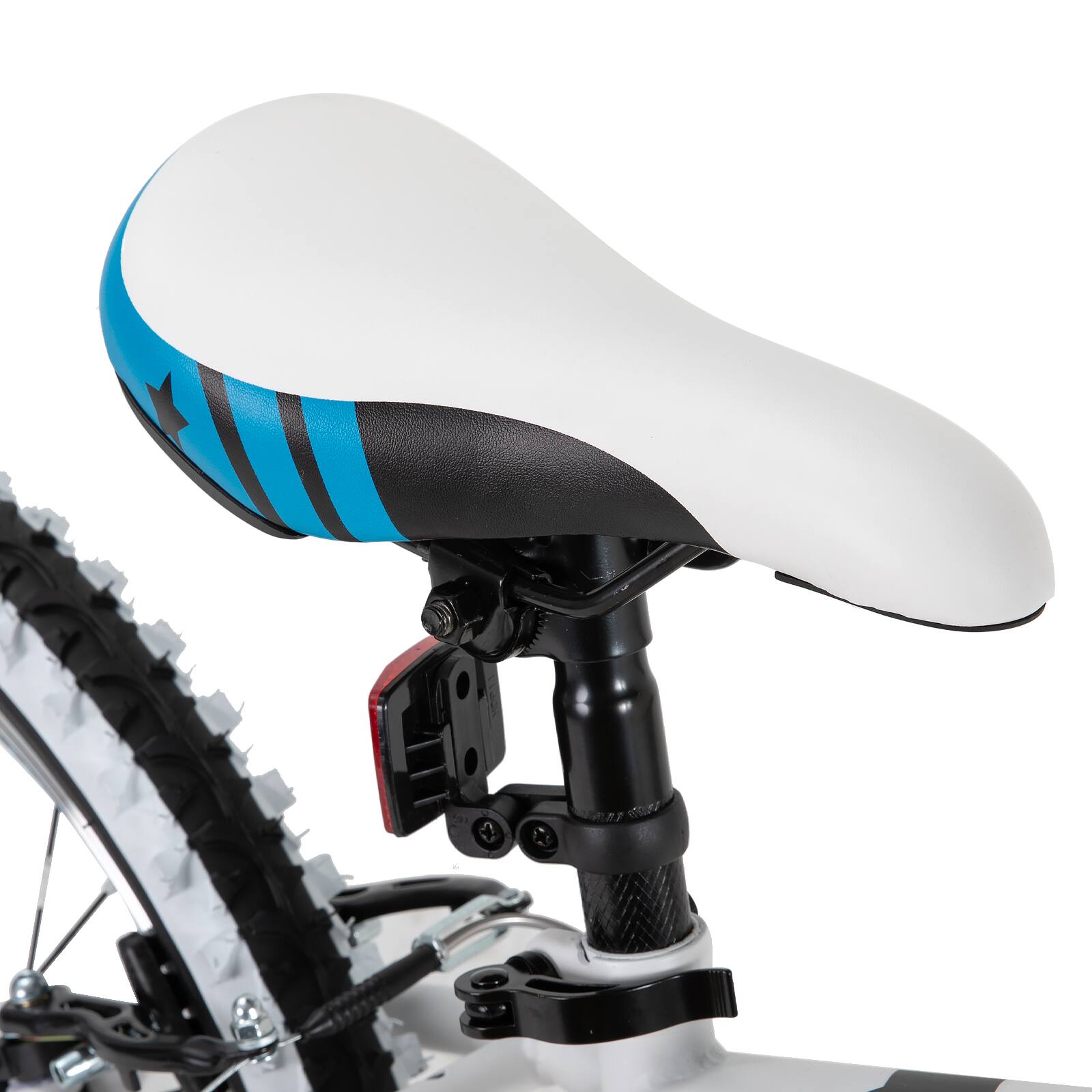 Alt View 8. JOYSTAR - JOYSTAR Lubbock 24 Inch Kids Bike with 1-Speed, Hardtail Mountain Bike for Kids Ages 9-12 MTB for Boys Girls, White - White.