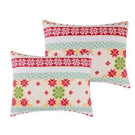 BreeBe - Fair Isle Sham King - Snow