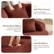 - Thicken Curved Back to natural Pillows shape, providing soft support when leaning on it.
- Soft Wide Armrest Provide ample support Relieve waist and back pressure
- Good High-resilience Resilience foam filling Ensures lasting comfort and support