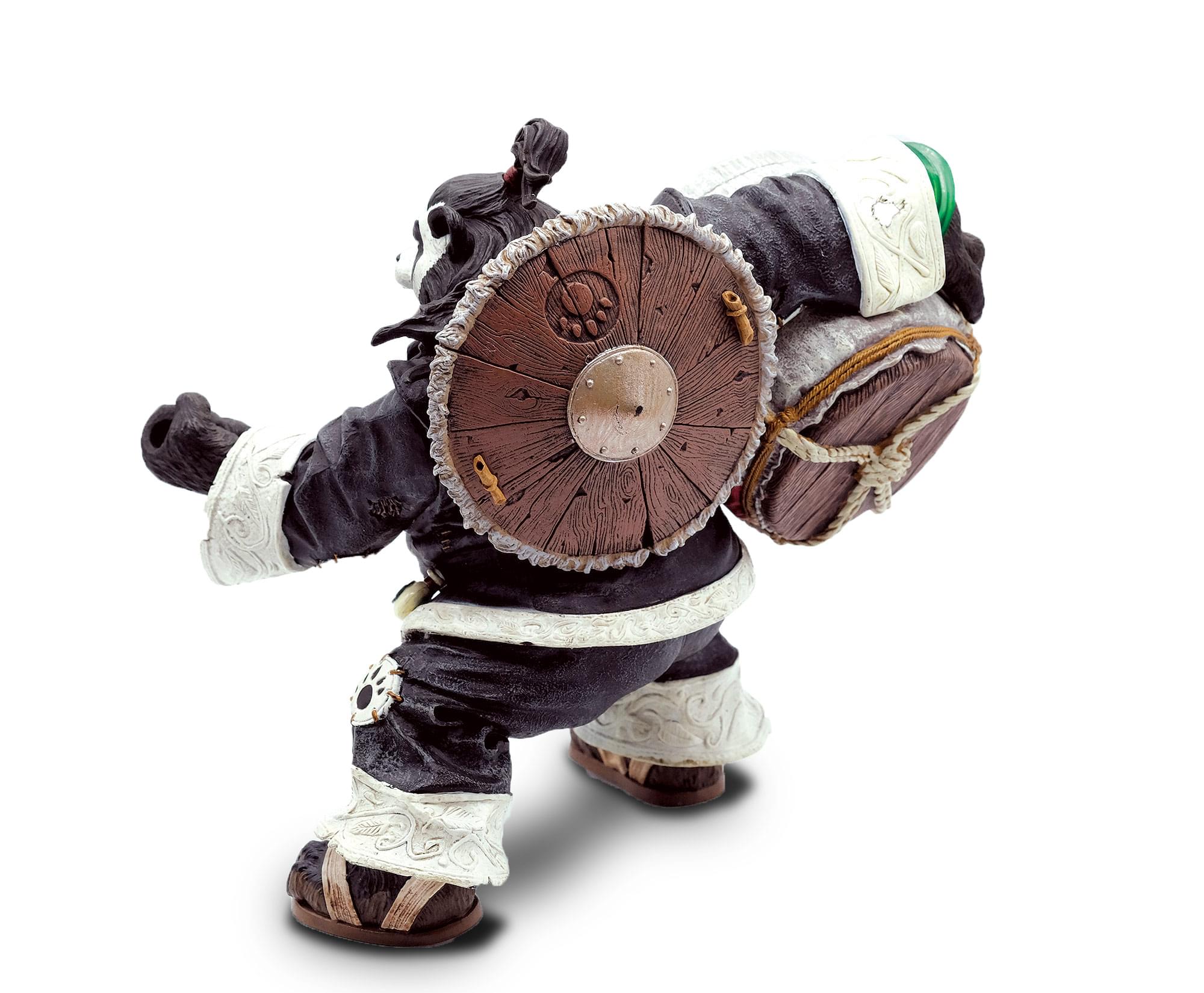 Alt View 3. Blizzard Entertainment - World of Warcraft Pandaren Brewmaster Deluxe Action Figure - Brown.