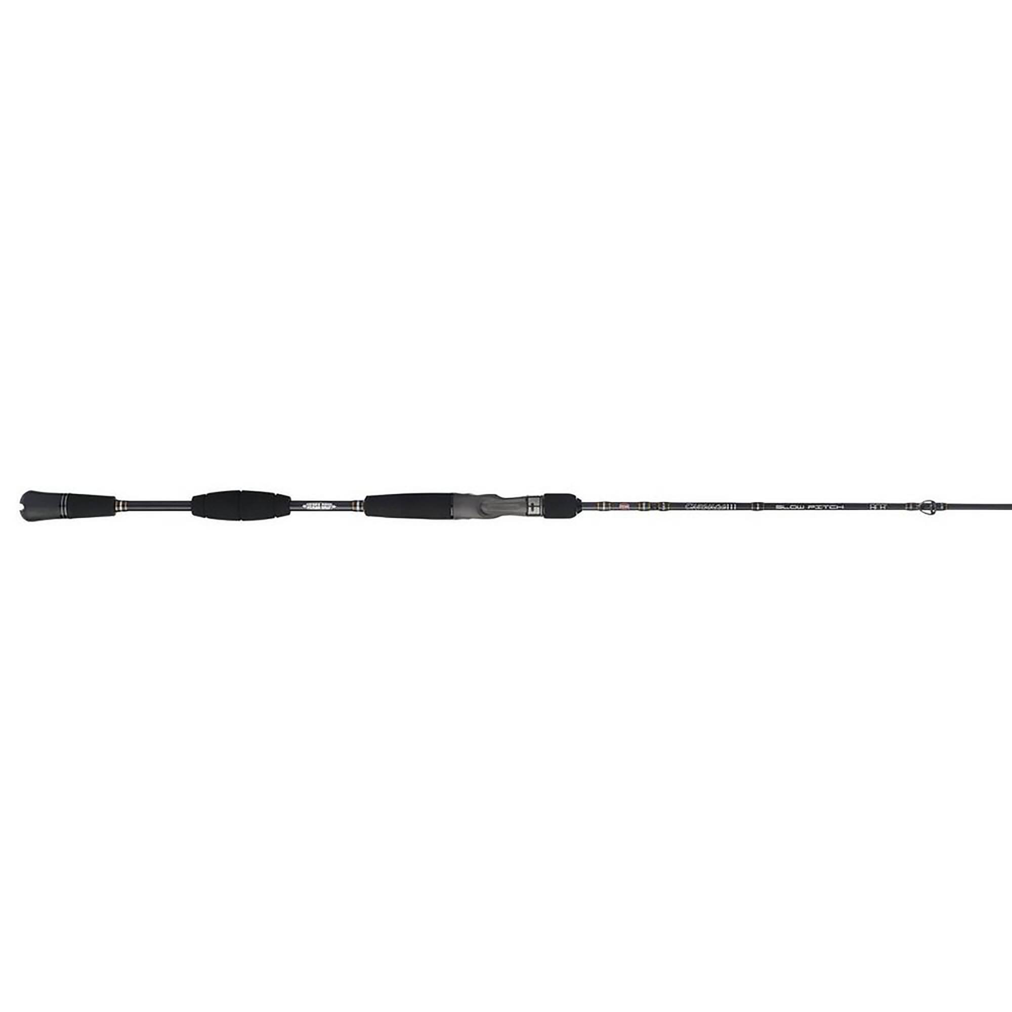 Alt View 4. PENN - PENN Carnage III Conventional Slow Pitch Rod, 6'8" Fishing Pole, Medium Heavy - Black.