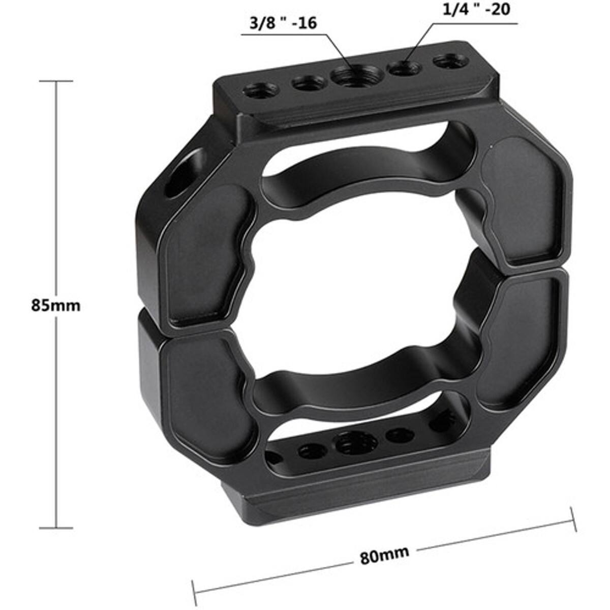 3/8" -16  
1/4" -20  
85mm  
80mm