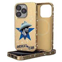 Keyscaper - NFL - Dallas Cowboys 2024 Illustrated Limited Edition Bling iPhone Case - 14 - Gold