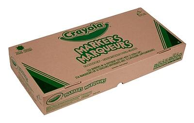 Crayola Markers Marqueurs  
72 Markers in 12 Different Colors  
72 Marqueurs en 12 Couleurs Différentes