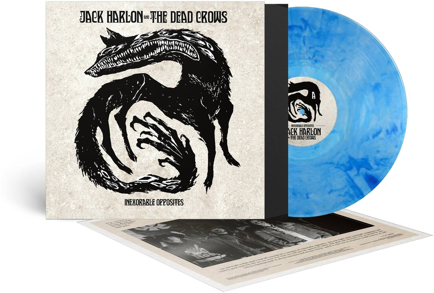 Jack Harlon & The Dead Crows - Inexorable Opposites - Blue   - VINYL LP price history on PriceWatchPro