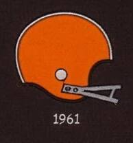 Alt View 3. Winning Streak Sports - Cleveland Football Browns LARGE 22x14 Wall Hanging Logo Banner featuring logos from 1946, 1950, 1961, 2006 - Multi.