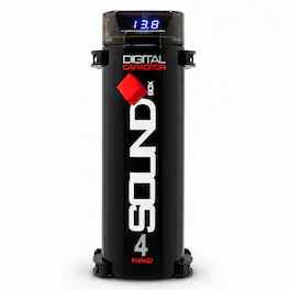 SoundBox - SCAP4D, 4 Farad Digital Capacitor with Distribution Top - 4000W