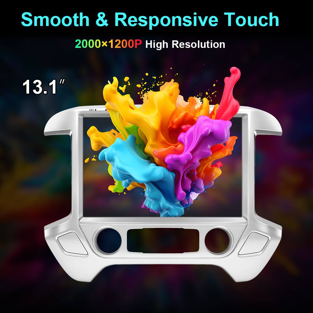 Smooth & Responsive Touch  
2000x1200P High Resolution  
13.1"