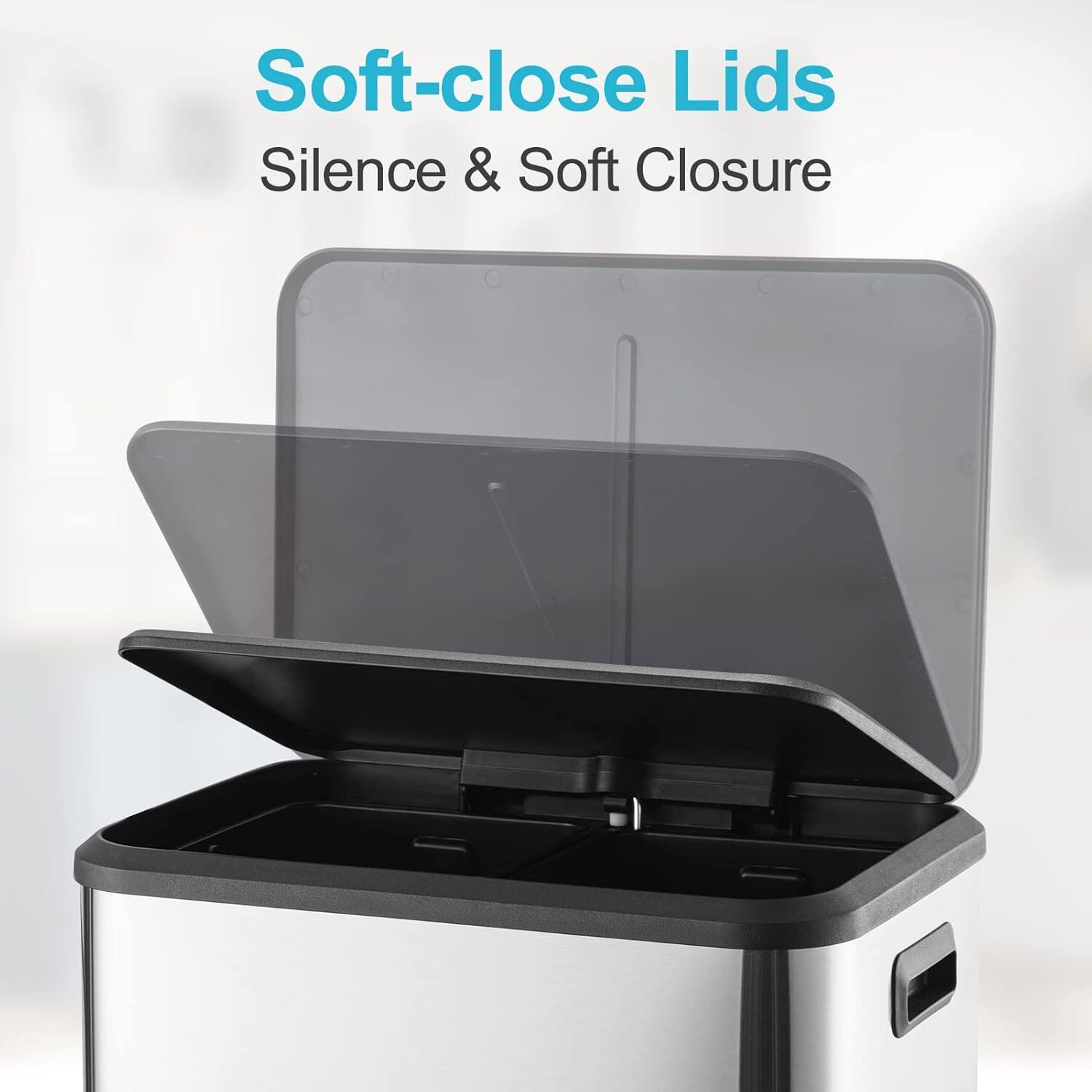 Soft-close Lids  
Silence & Soft Closure