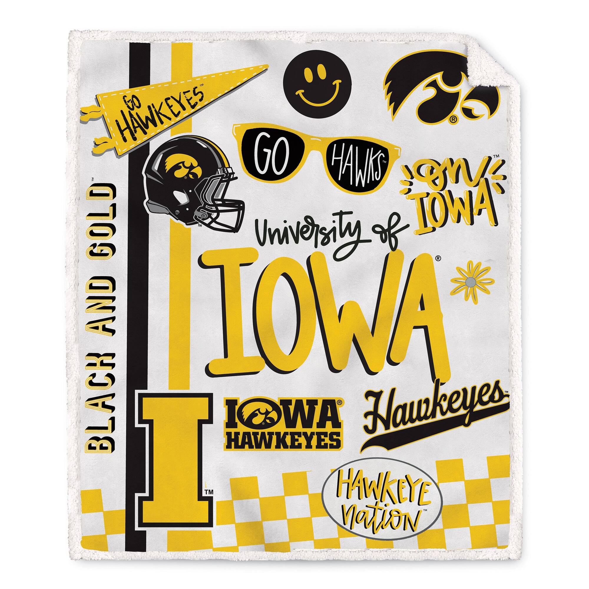 - Go Hawks
- Go Hawkeyes
- University of Iowa
- Iowa Hawkeyes
- Black and Gold
- Hawkeye Nation
- Hawkeye Motion
- Iowa
- Hawks
- One Iowa