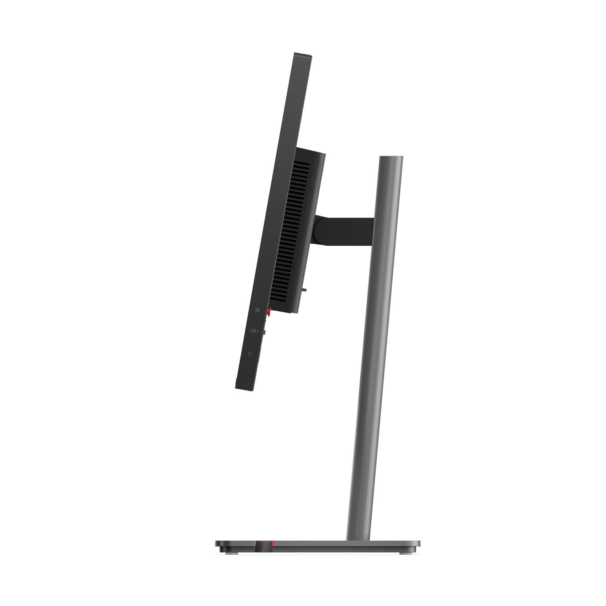 Alt View 1. Lenovo - Lenovo - ThinkVision 21.5" IPS LED FHD 48Hz - 100Hz Monitor (HDMI, VGA) - Raven Black - Raven Black.