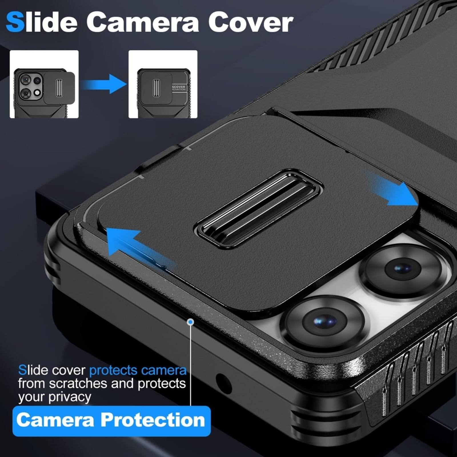 Slide Camera Cover

SCOVER LOGATION

Slide cover protects camera from scratches and protects your privacy

Camera Protection