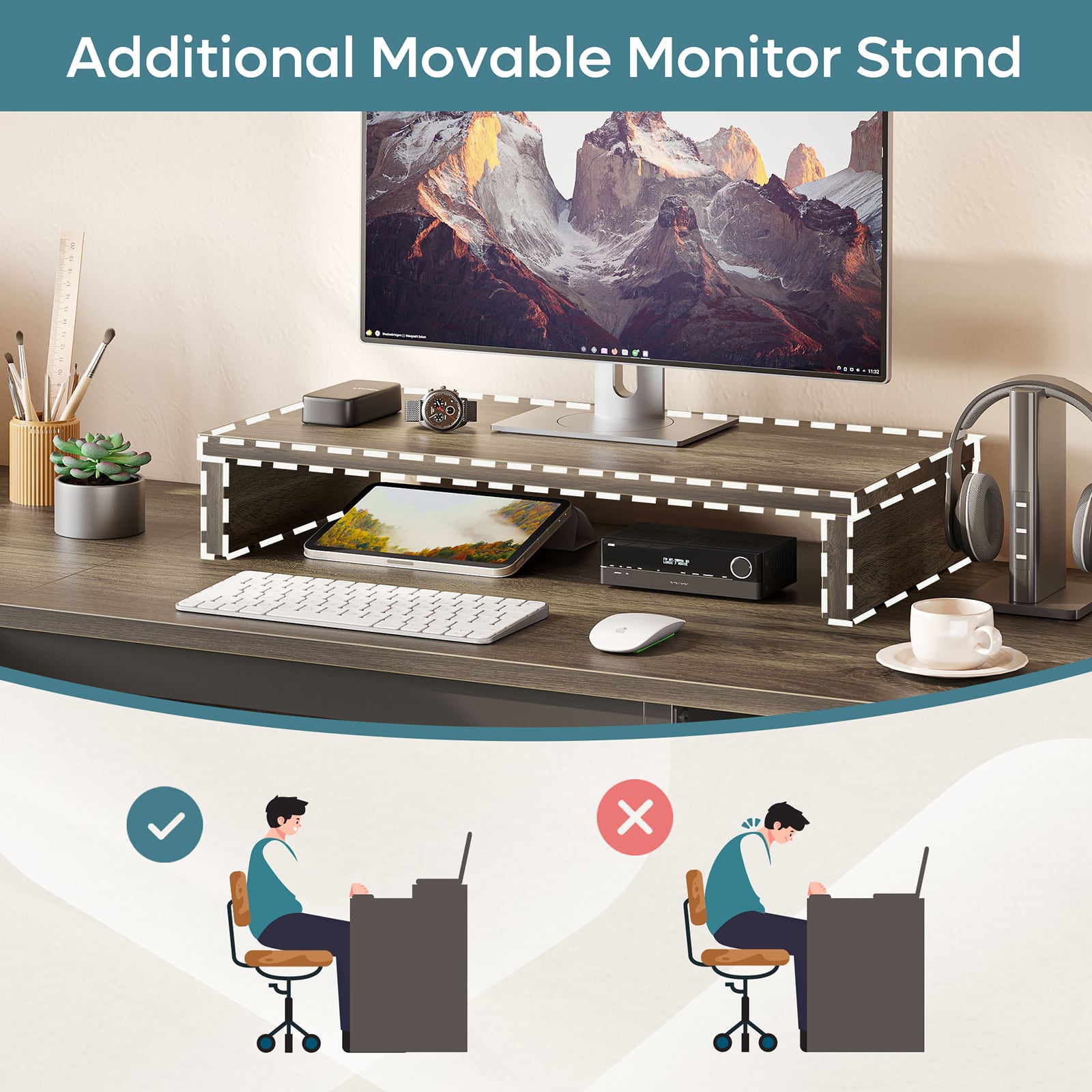 Additional Movable Monitor Stand - SETE X AP