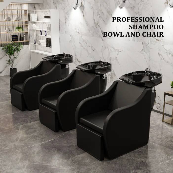 PROFESSIONAL SHAMPOO BOWL AND CHAIR