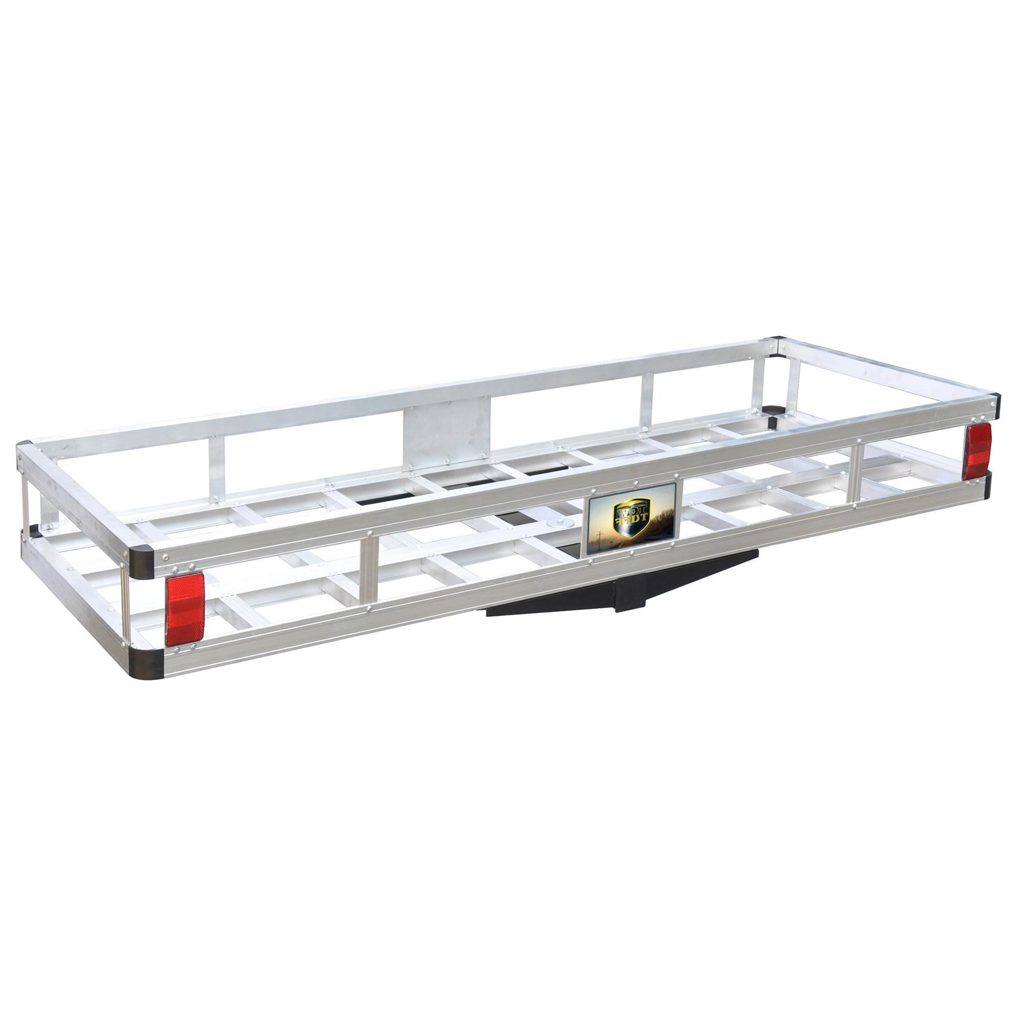 Alt View 7. Tow Tuff - Tow Tuff TTF-2260A 60" 500 Pound Aluminum Camping Gear or Luggage Cargo Carrier - Silver.