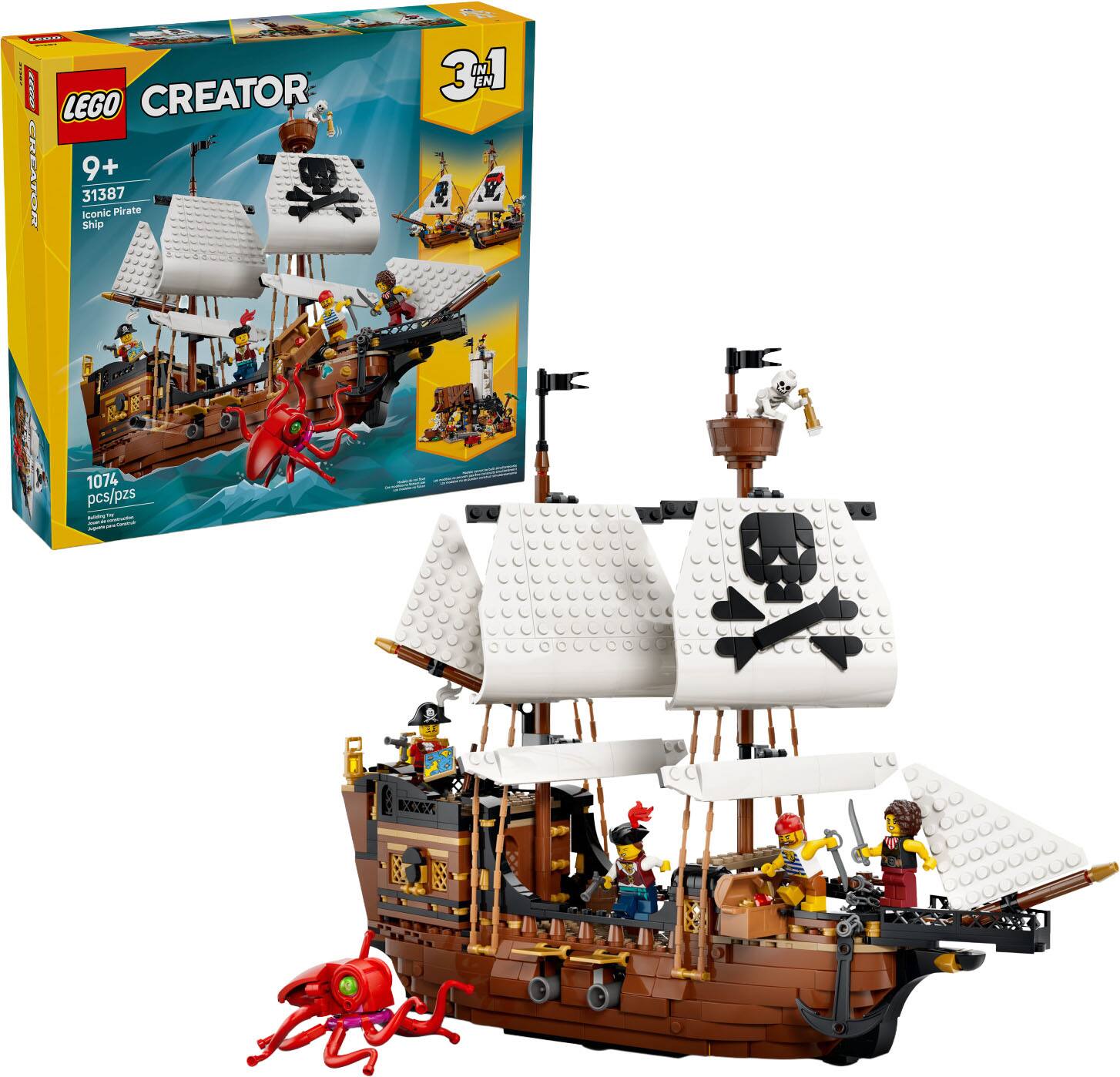 Creator 3 in 1 Iconic Pirate Ship 31387