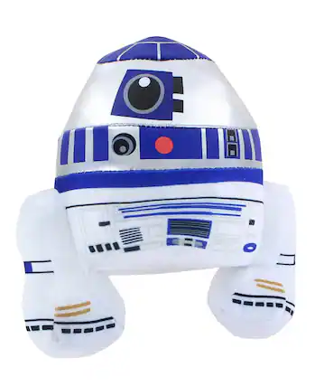Front. Star Wars - Star Wars Heroez 7 Inch Character Plush | R2D2 - Blue.