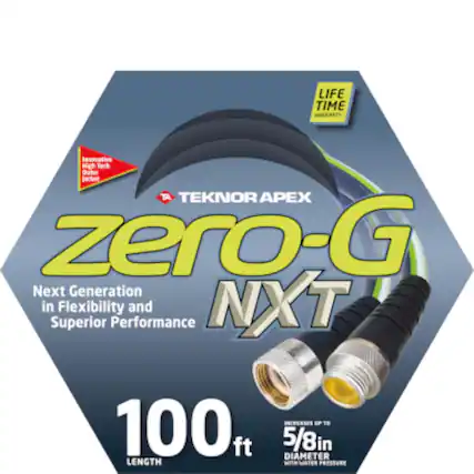 LIFE TIME WARRANTY
Innovative High Tech Ducter Jacket
TEKNOR APEX
zero-G NXT
Next Generation in Superior Flexibility and Performance
100 ft
5/8 in DIAMETER
LENGTH
NITR MATER PRESSURE