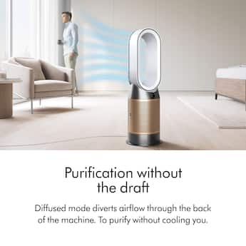 Dyson Purifier Hot+Cool HP2 De NOx White/Gold - Best Buy Dyson Purifier Hot+Cool HP2 De NOx White/Gold - Best Buy