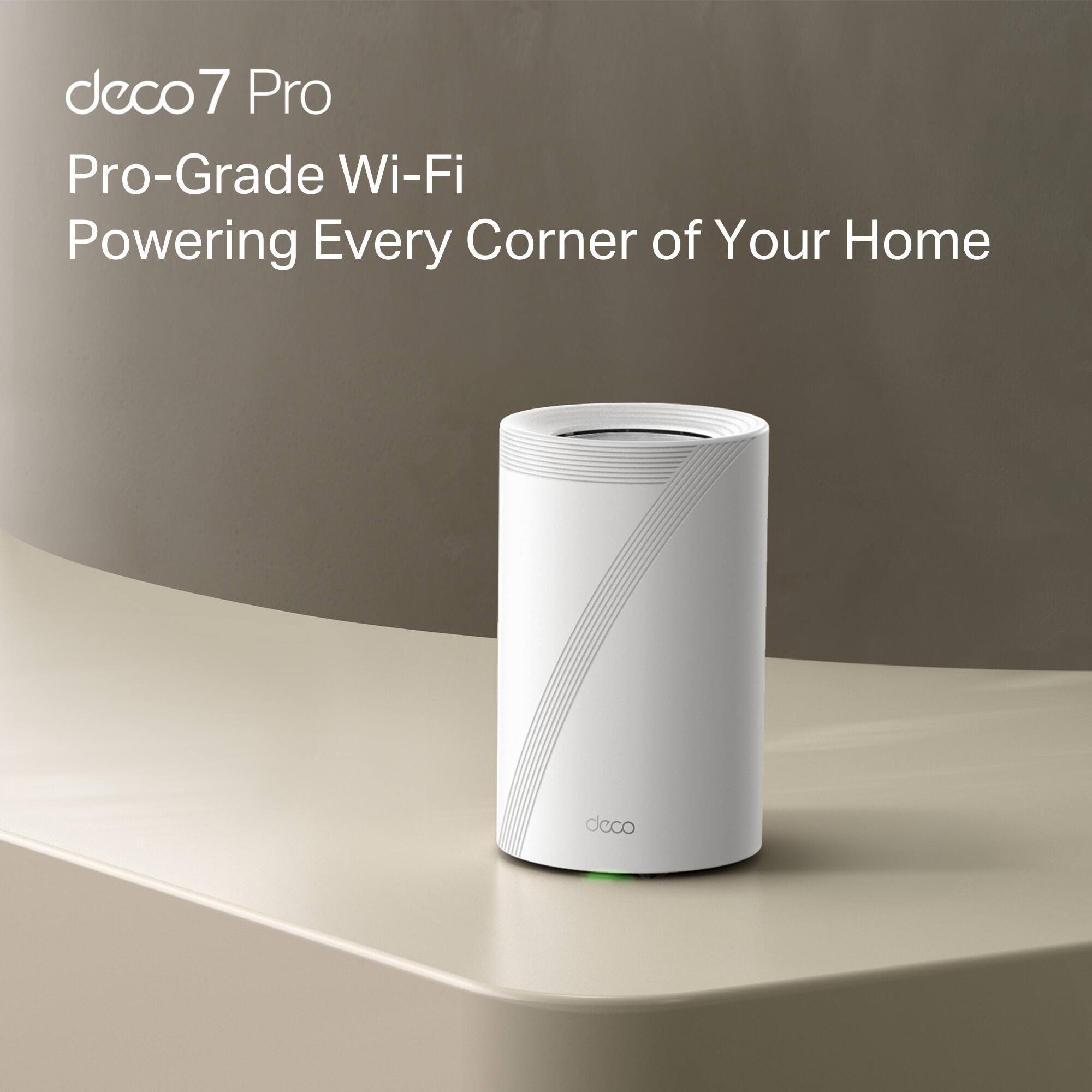 TP Link Deco 7 Pro BE11000 Tri Band Wi Fi 7 Whole Home Mesh Router ...