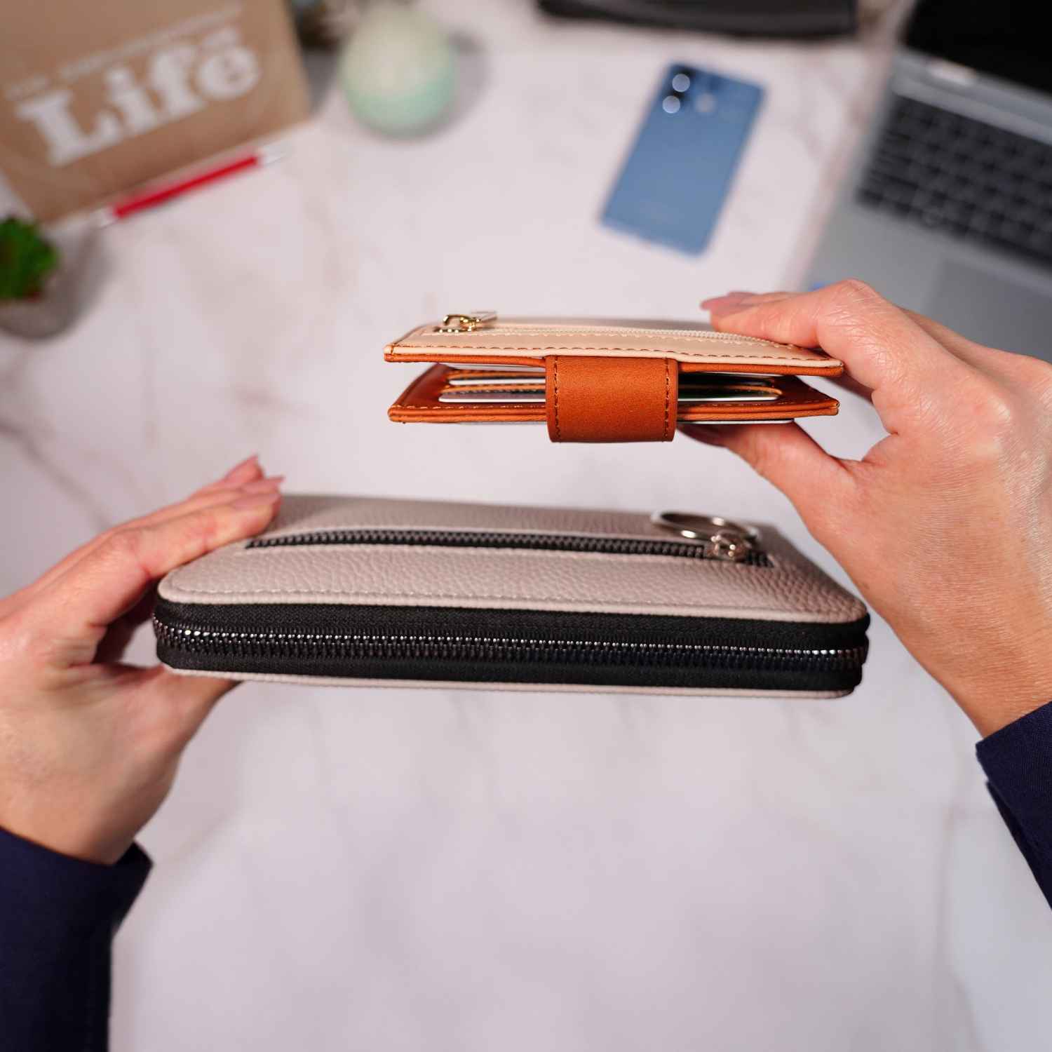 Alt View 8. Vionentus - Valor VN800 Leather Wallet For Women - Pink.