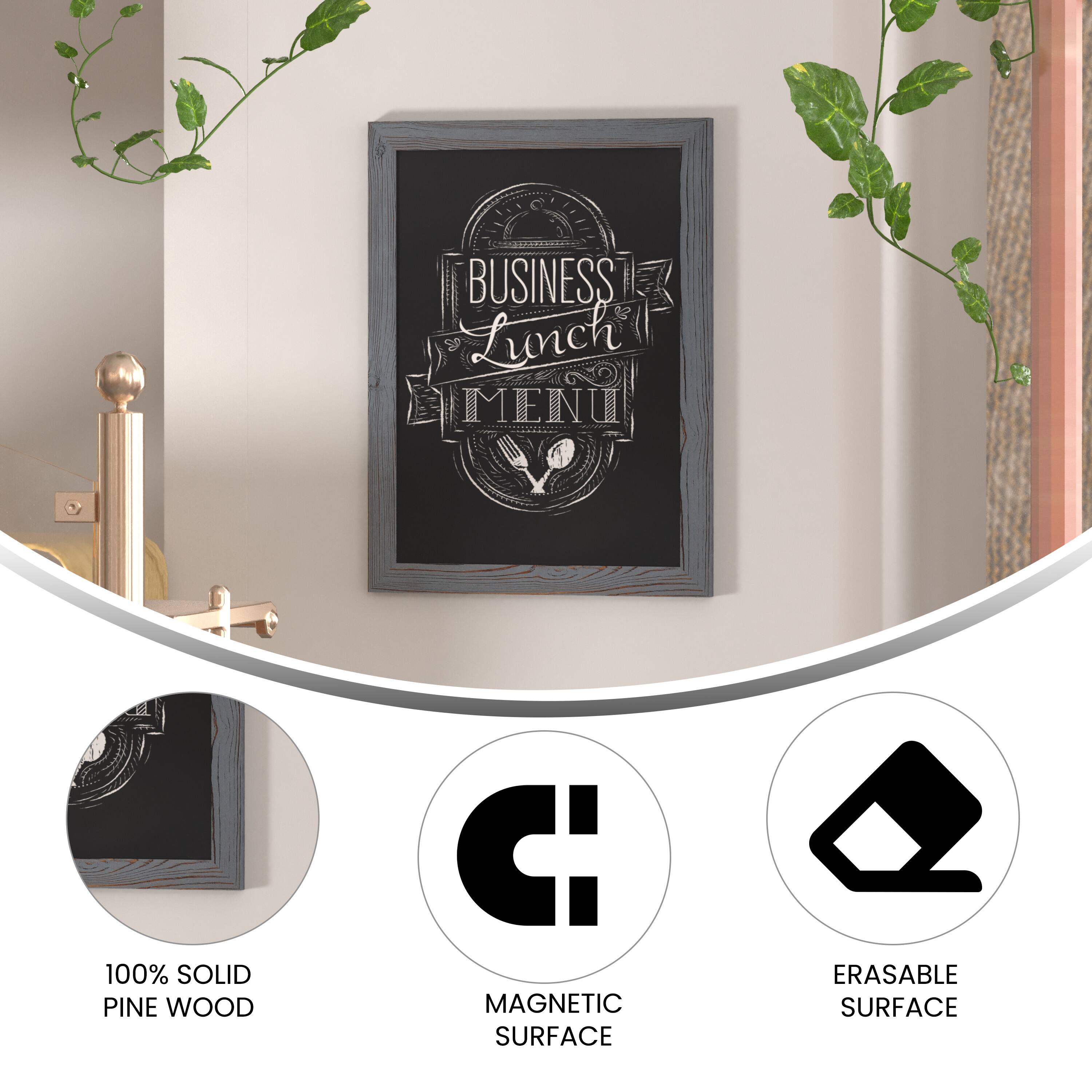 BUSINESS Lunch MENU

100% SOLID PINE WOOD

MAGNETIC SURFACE

ERASABLE SURFACE