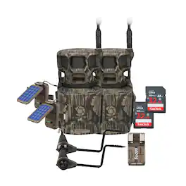 Stealth Cam - Revolver Pro 2.0 360-Degree 40MP Brown Trail Camera Bundle