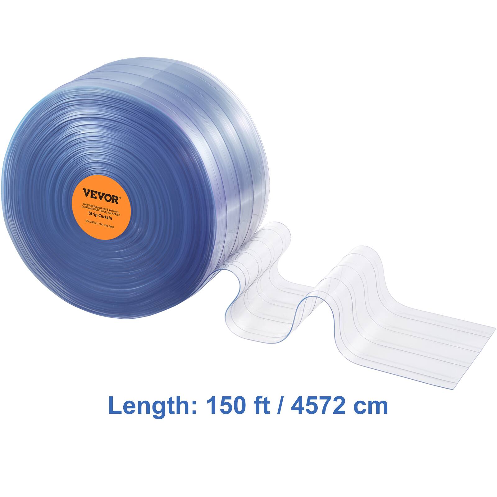 VEVOR  
Strip curtain  
Length: 150 ft / 4572 cm