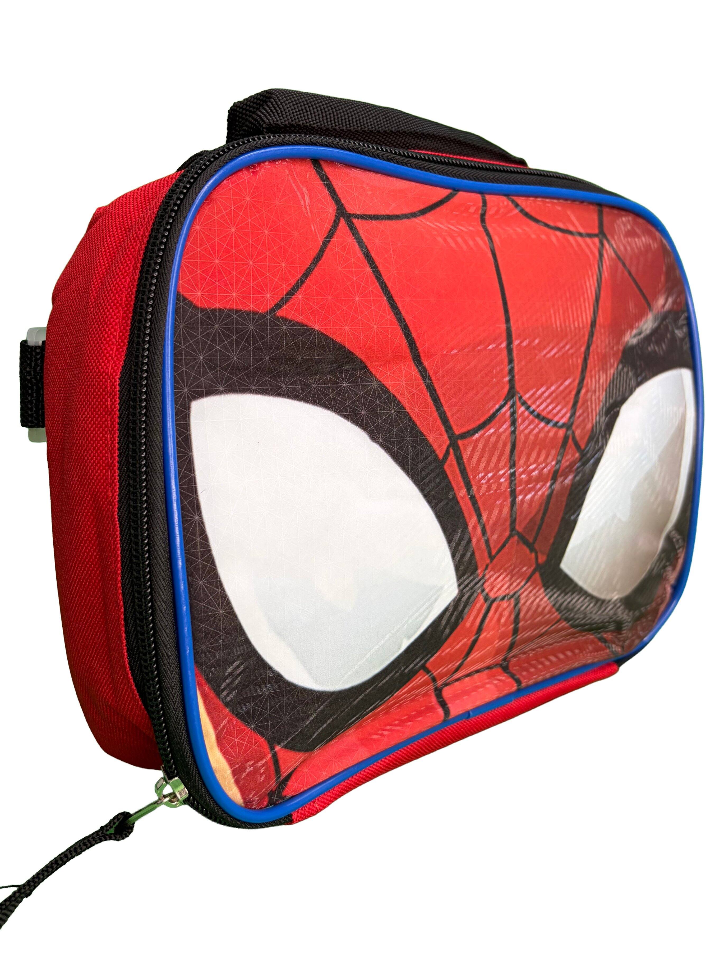 Alt View 6. Marvel - Marvel Spider-Man with Venom Spider-Man 16" Shoulder Backpack for School with Rectangular Lunch Bag - Blue.